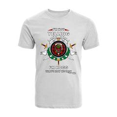 Hogg (or Hog) Tartan Crest T-shirt - I'm not yelling style