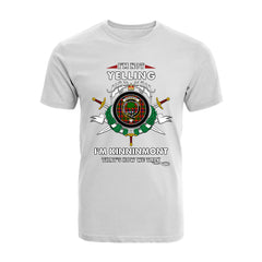 Kinninmont Tartan Crest T-shirt - I'm not yelling style