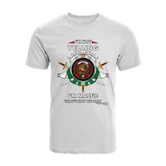 MacFie Tartan Crest T-shirt - I'm not yelling style