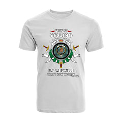 Melville Tartan Crest T-shirt - I'm not yelling style