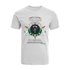 Sempill Tartan Crest T-shirt - I'm not yelling style