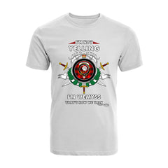 Wemyss Tartan Crest T-shirt - I'm not yelling style