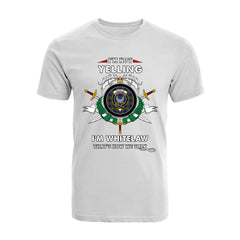 Whitelaw Tartan Crest T-shirt - I'm not yelling style