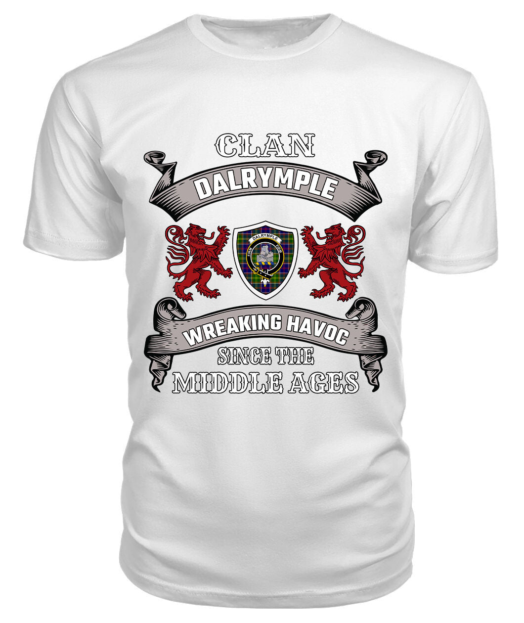 Dalrymple Family Tartan - 2D T-shirt