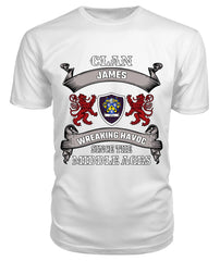 James Family Tartan - 2D T-shirt