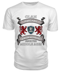 Marshall Family Tartan - 2D T-shirt