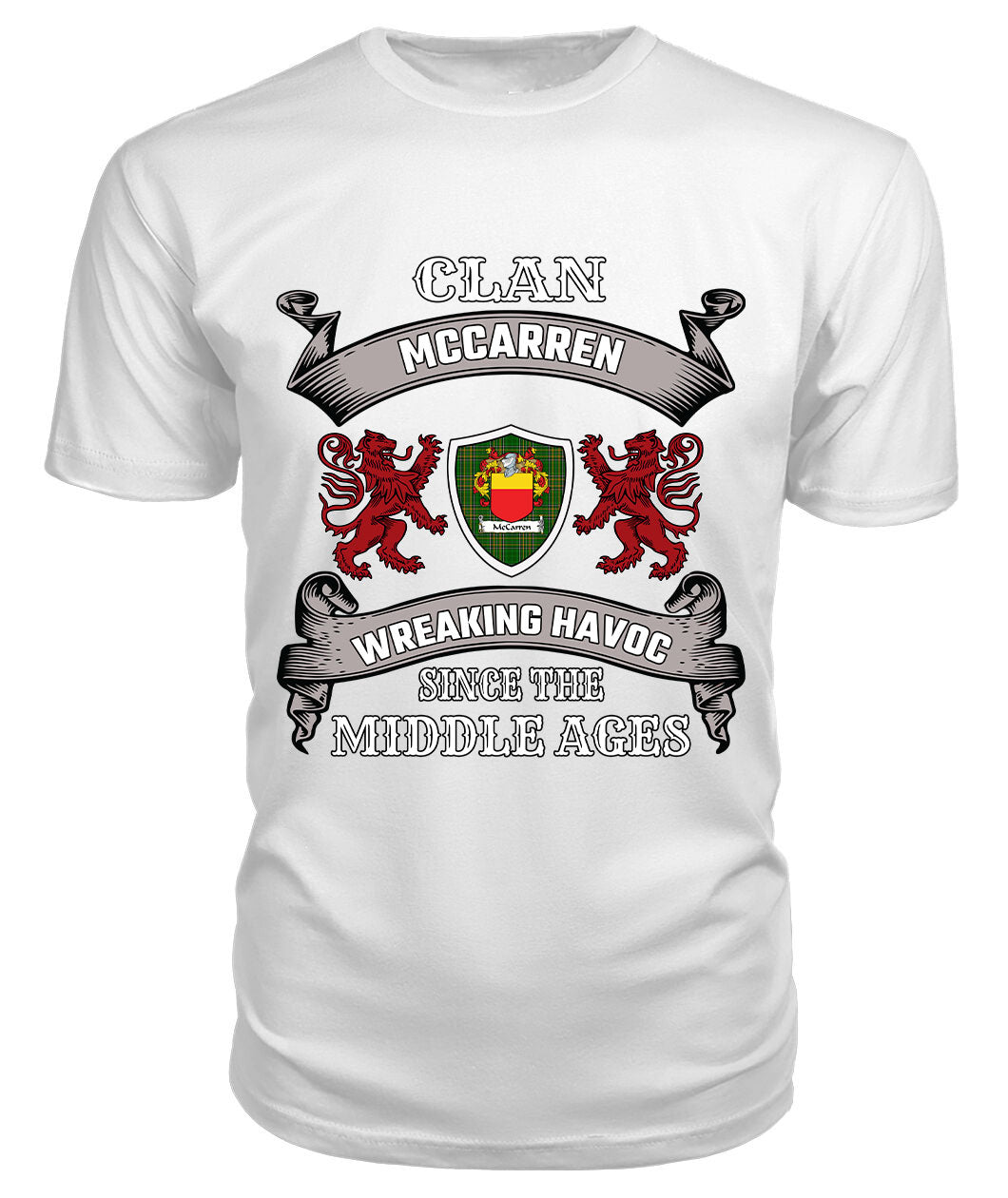 McCarren Family Tartan - 2D T-shirt