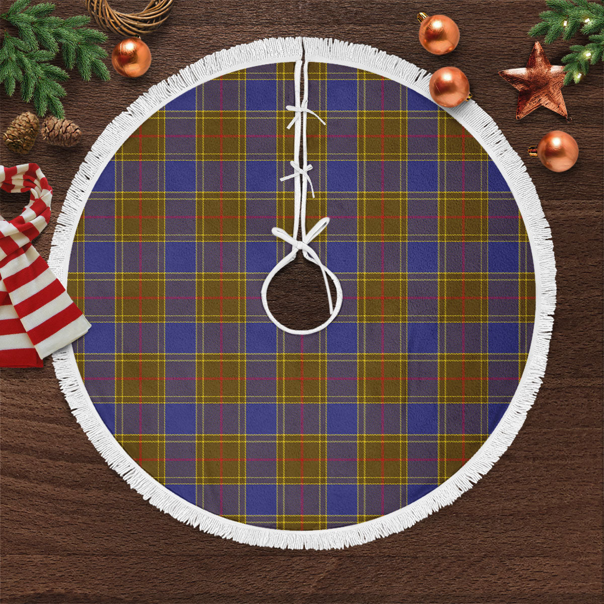 Balfour Modern Tartan Christmas Tree Skirt