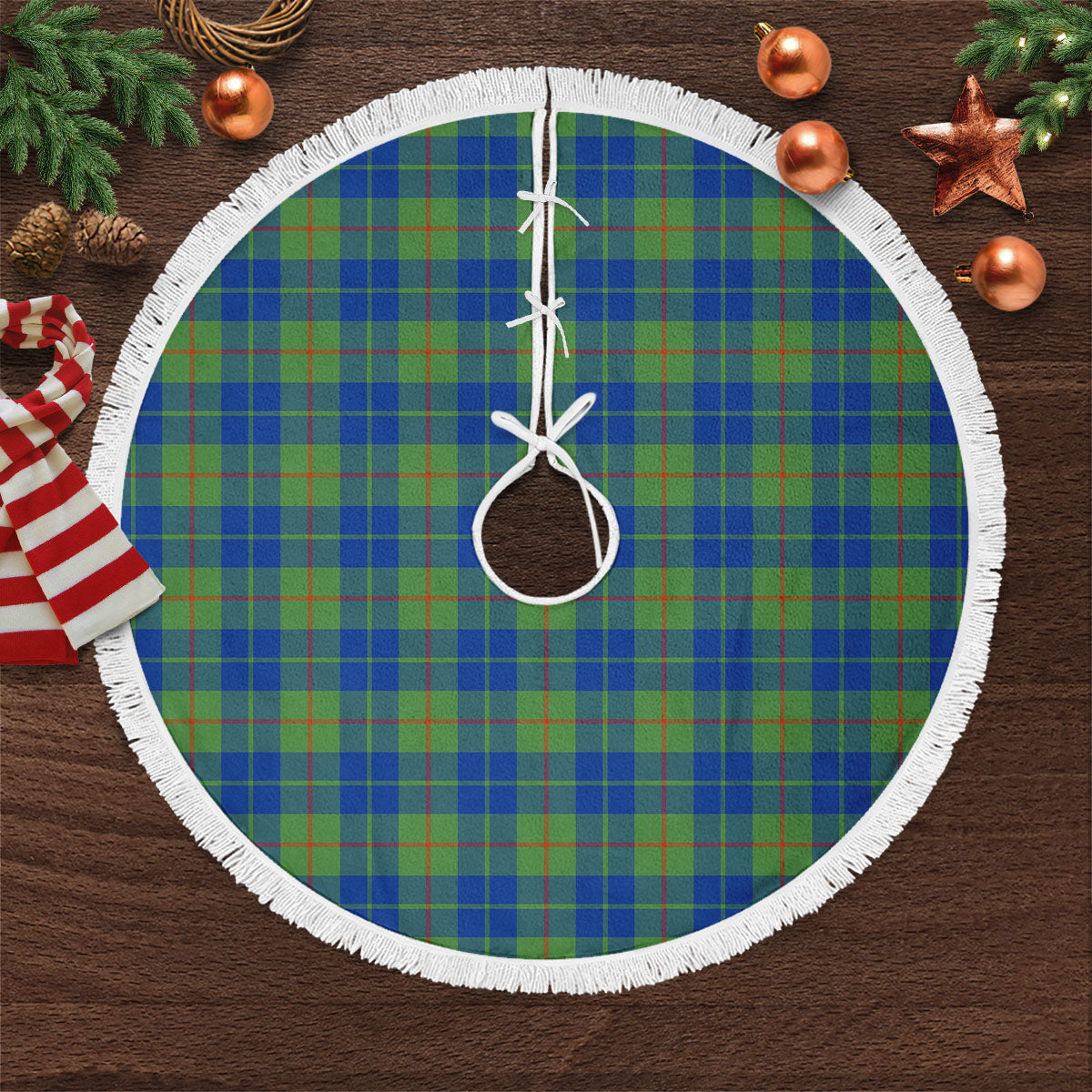 Barclay Hunting Ancient Tartan Christmas Tree Skirt