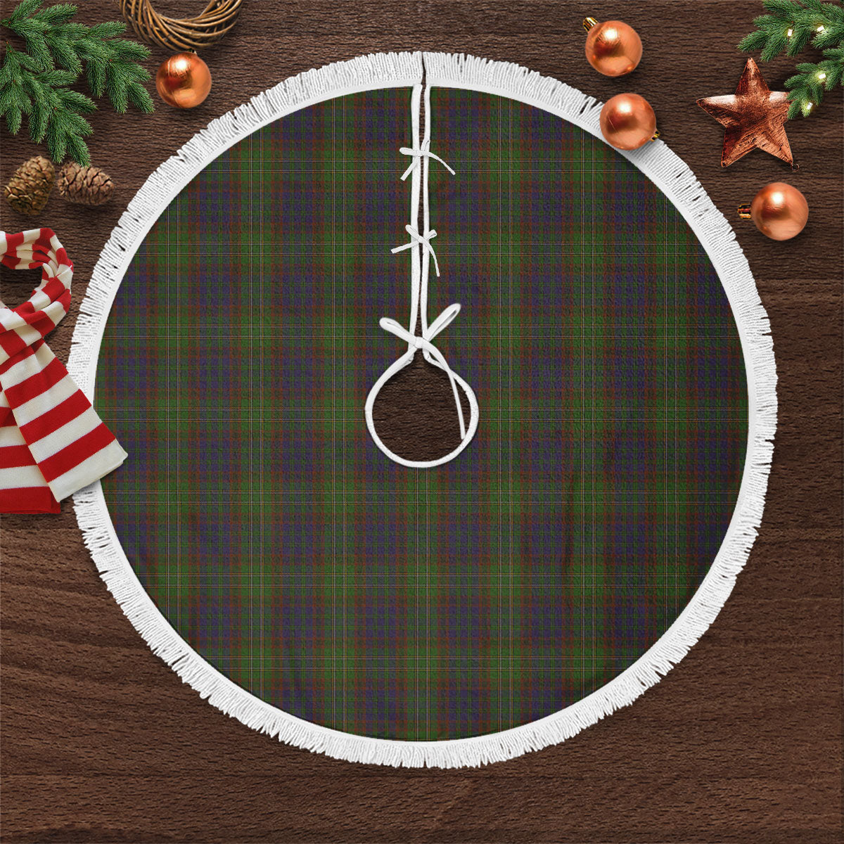 Cunningham Hunting Modern Tartan Christmas Tree Skirt