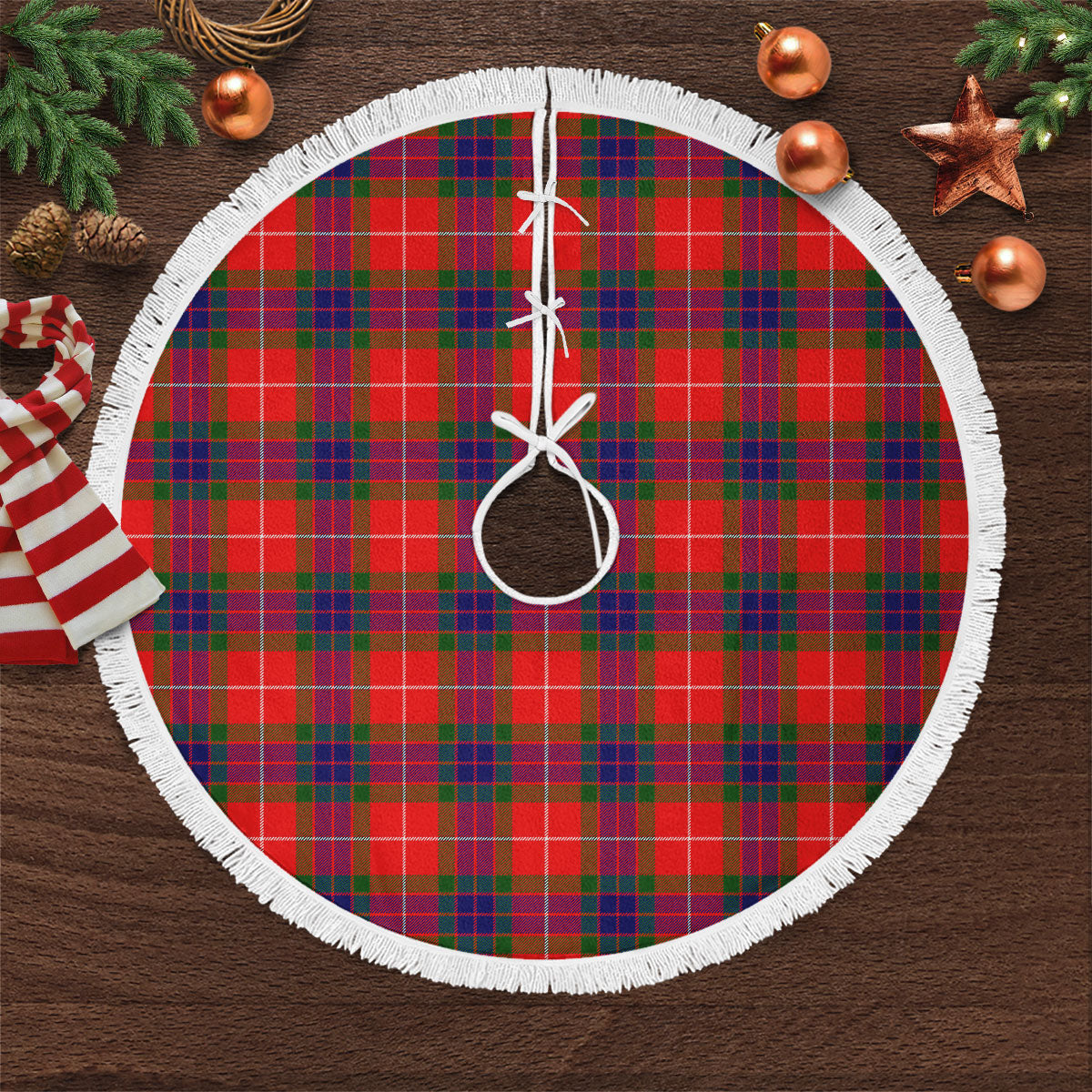 Fraser (of Lovat) Modern Tartan Christmas Tree Skirt