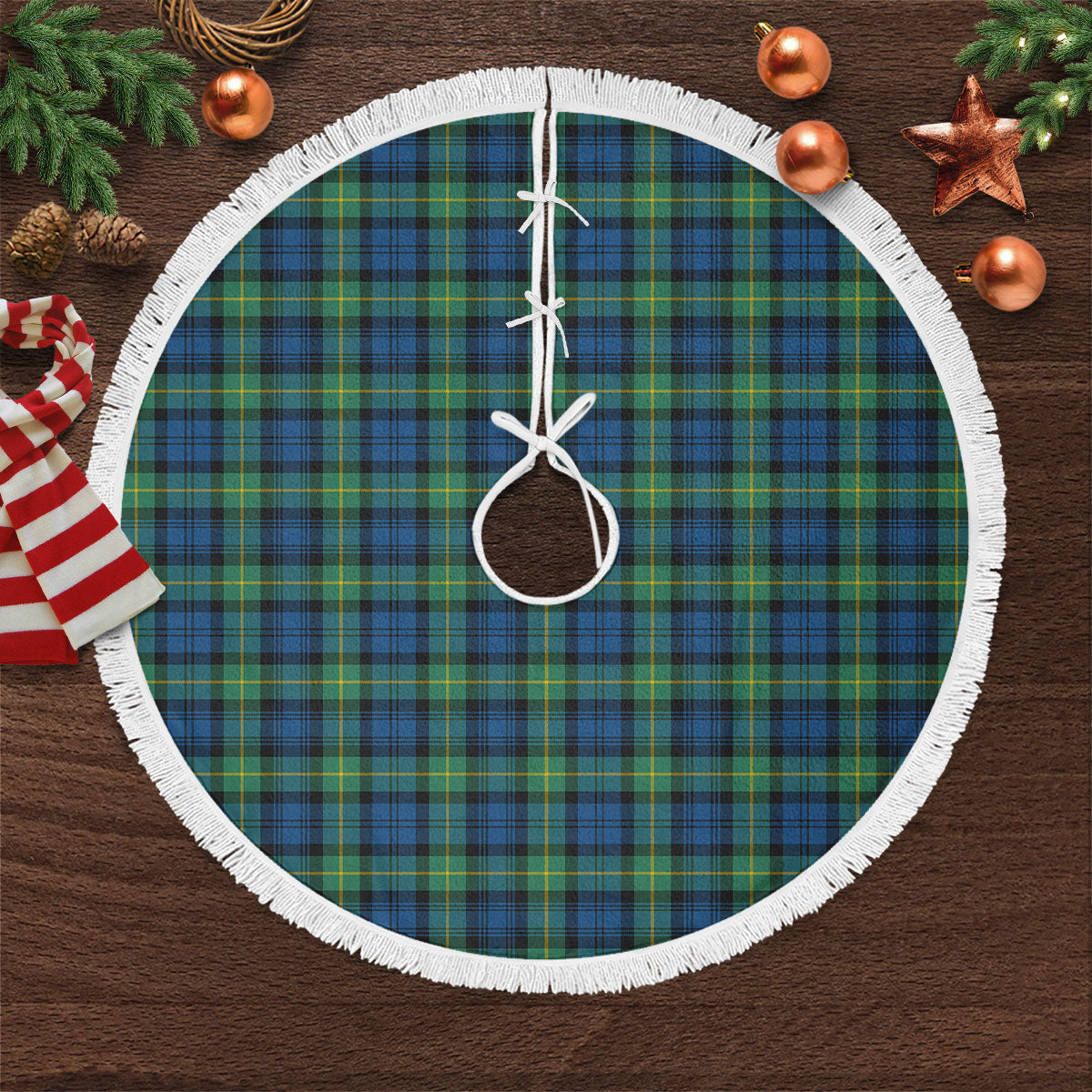 Gordon Ancient Tartan Christmas Tree Skirt