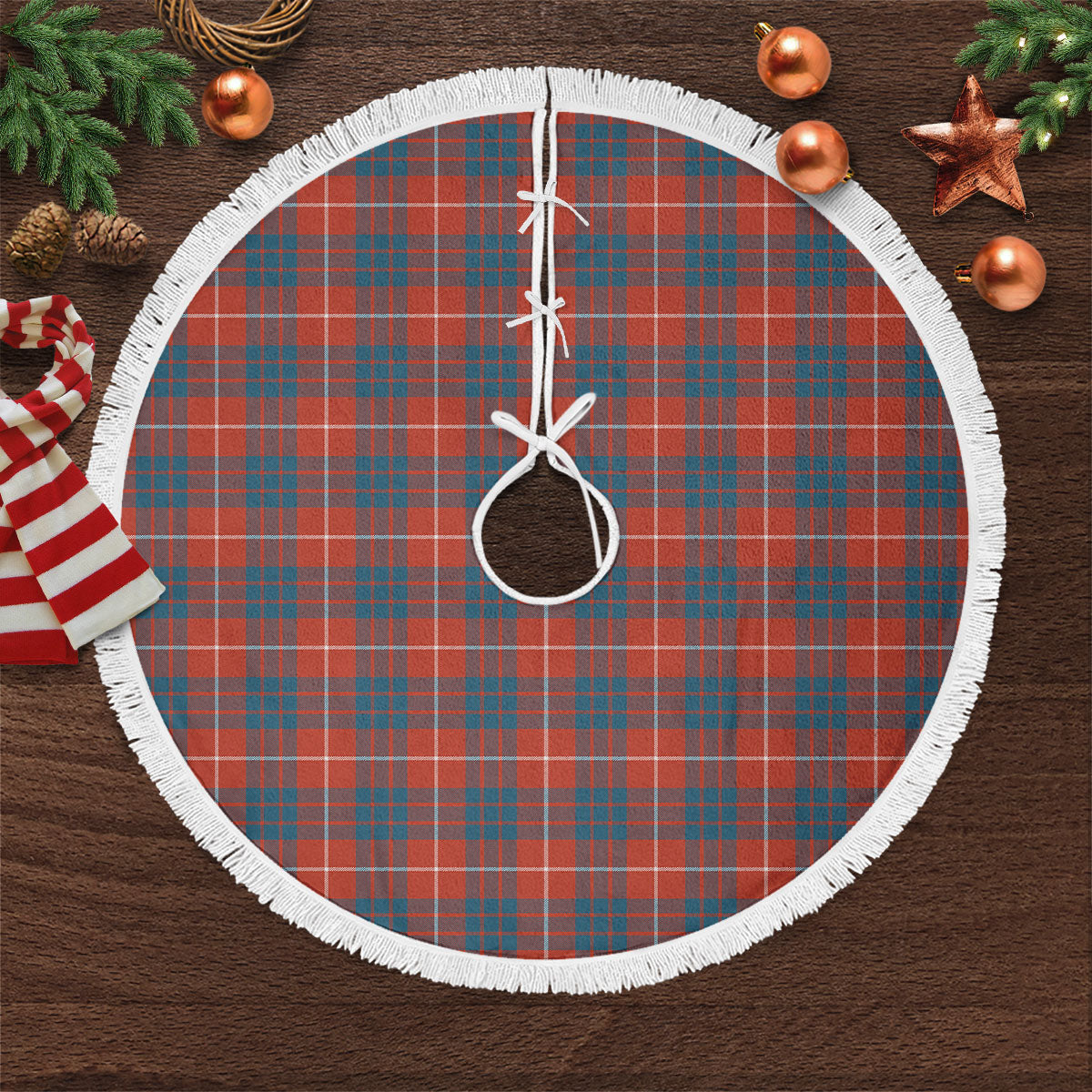 Hamilton Ancient Tartan Christmas Tree Skirt