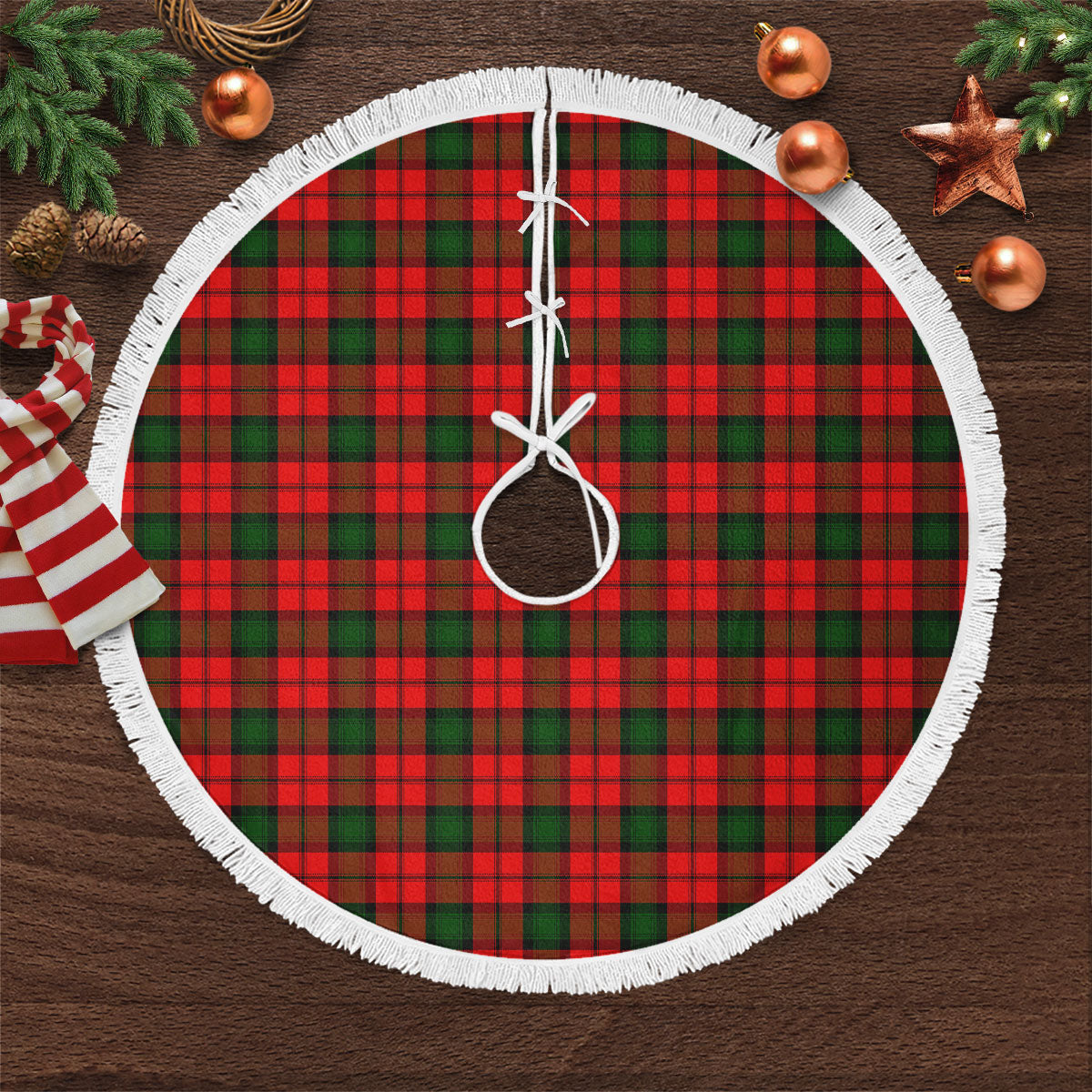 Kerr Modern Tartan Christmas Tree Skirt