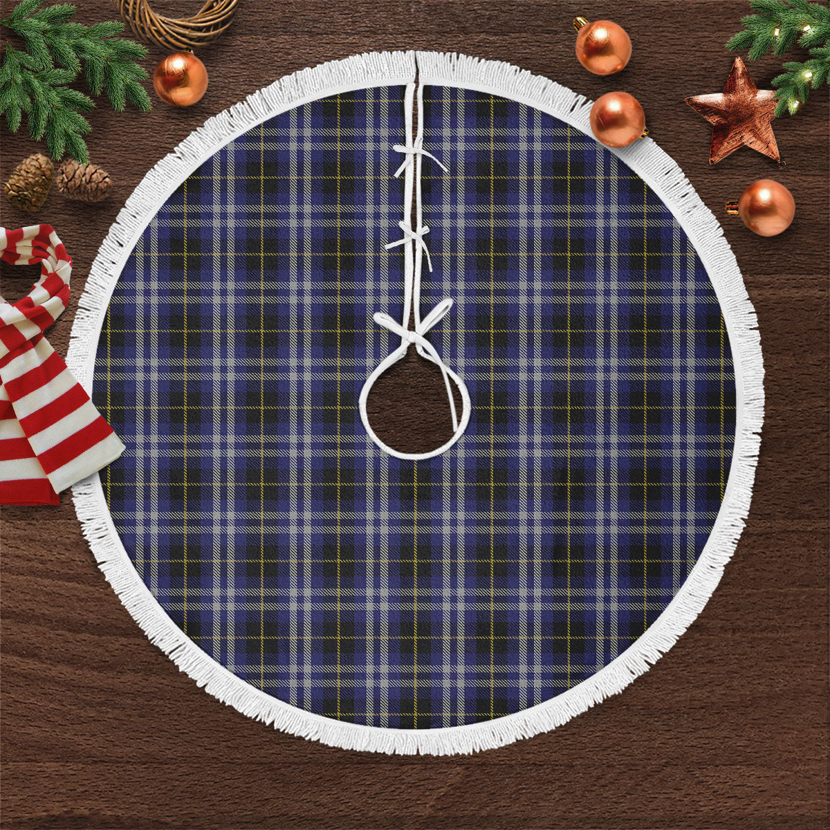 Kilmarnock Tartan Christmas Tree Skirt