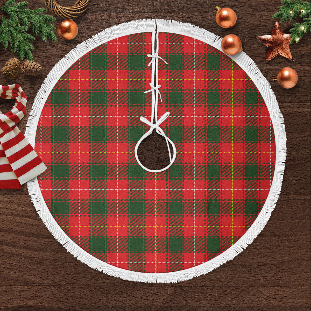 MacPhee Modern Tartan Christmas Tree Skirt