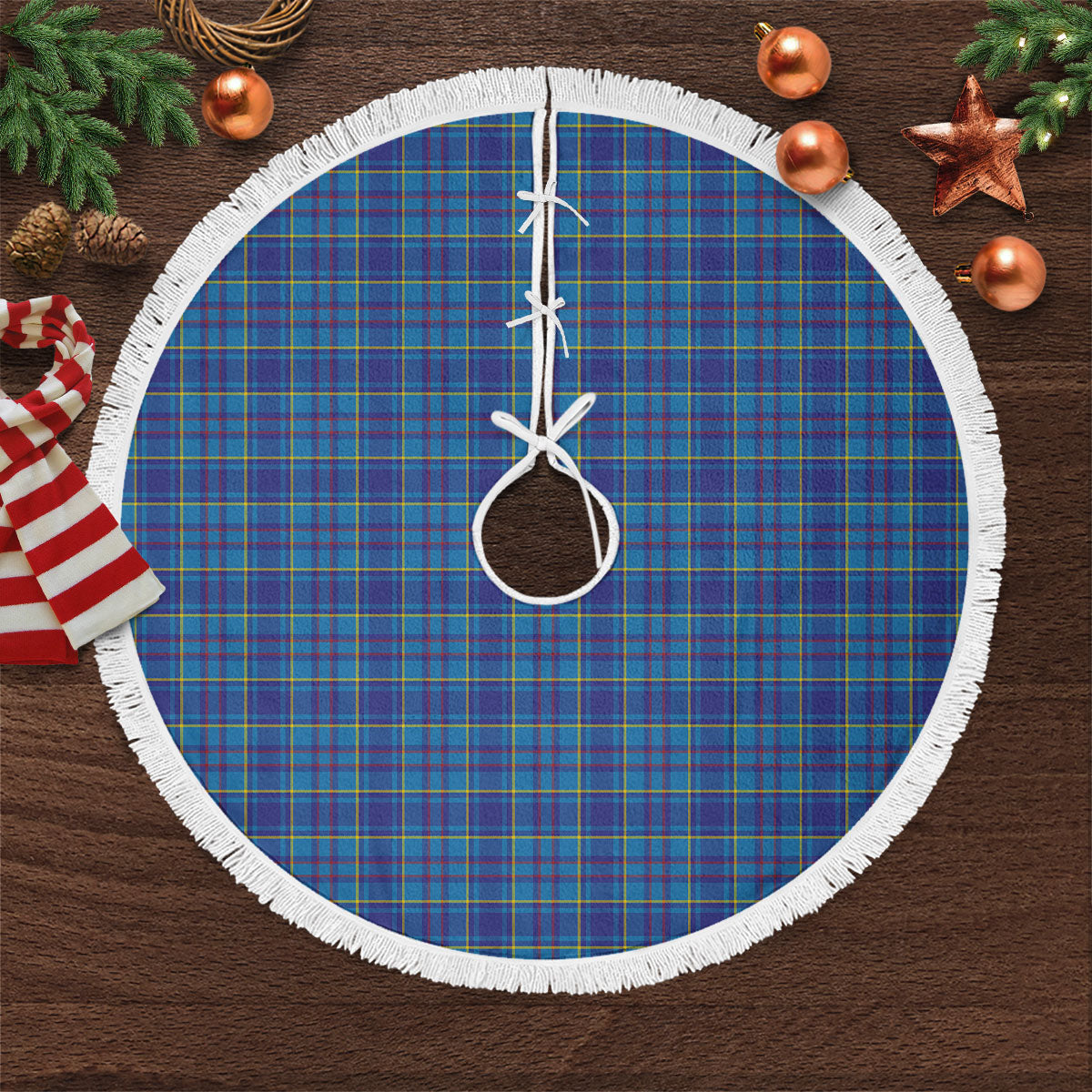 Mercer Modern Tartan Christmas Tree Skirt