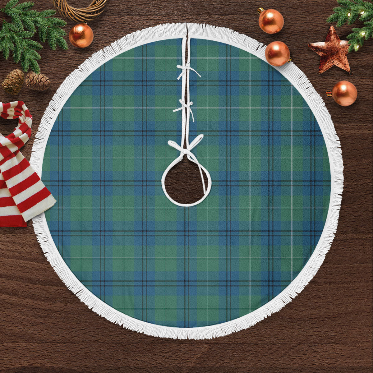 Oliphant Ancient Tartan Christmas Tree Skirt