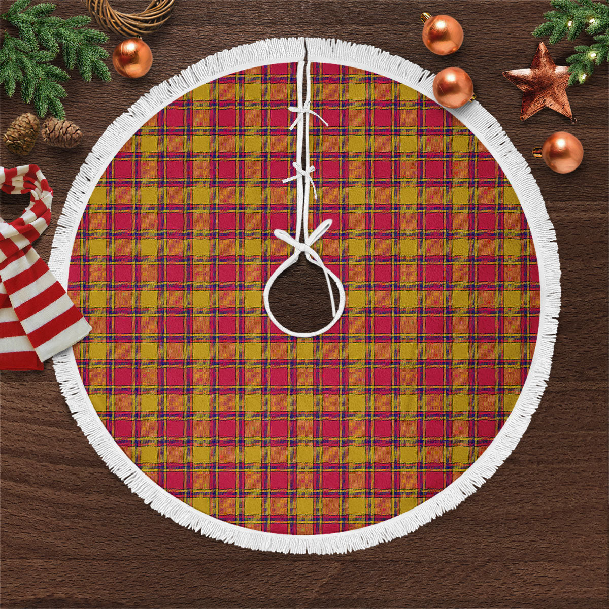 Scrymgeour Tartan Christmas Tree Skirt