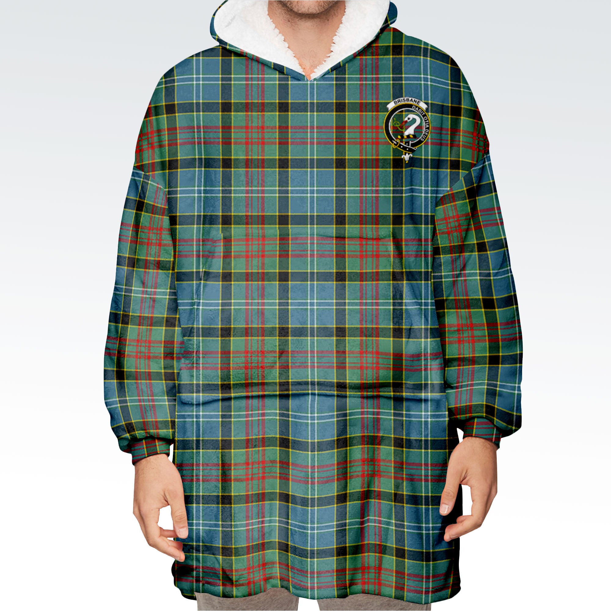 Brisbane Tartan Hoodie Blanket