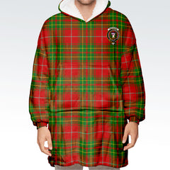 Burnett Ancient Tartan Hoodie Blanket