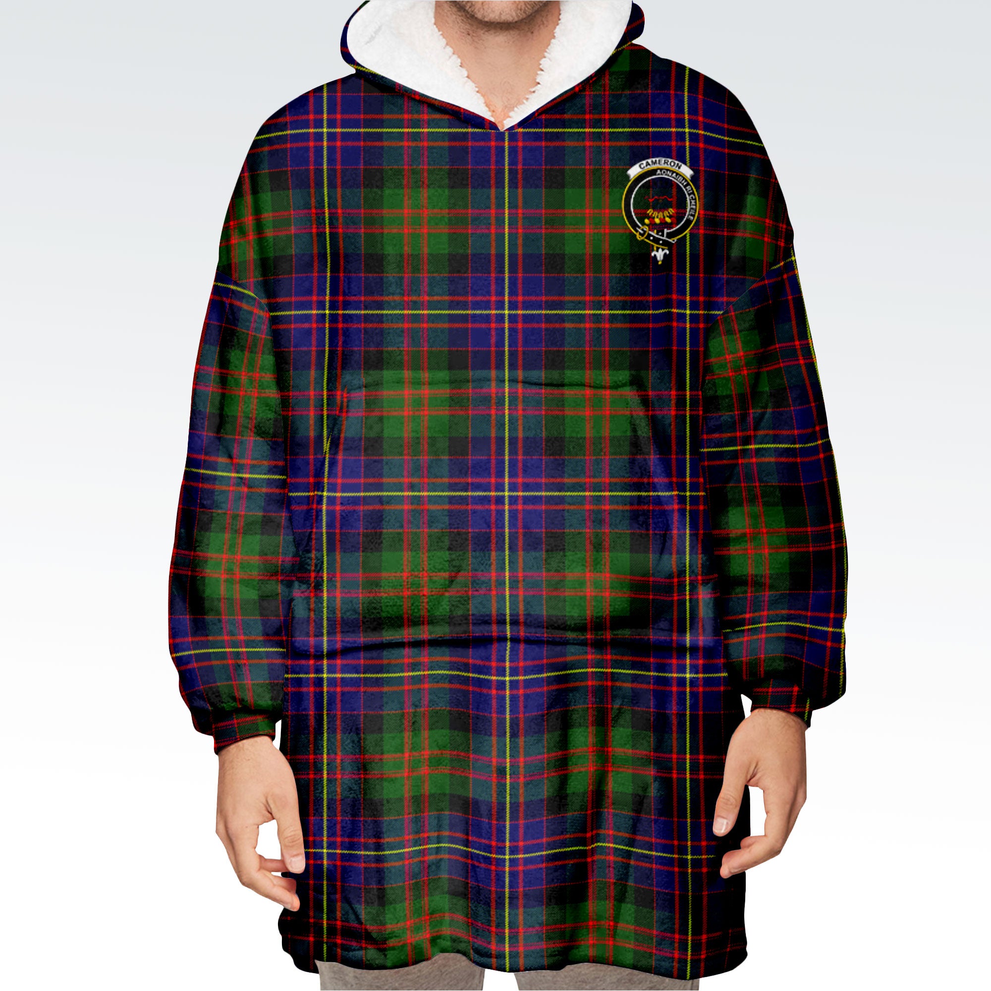 Cameron of Erracht Modern Tartan Hoodie Blanket