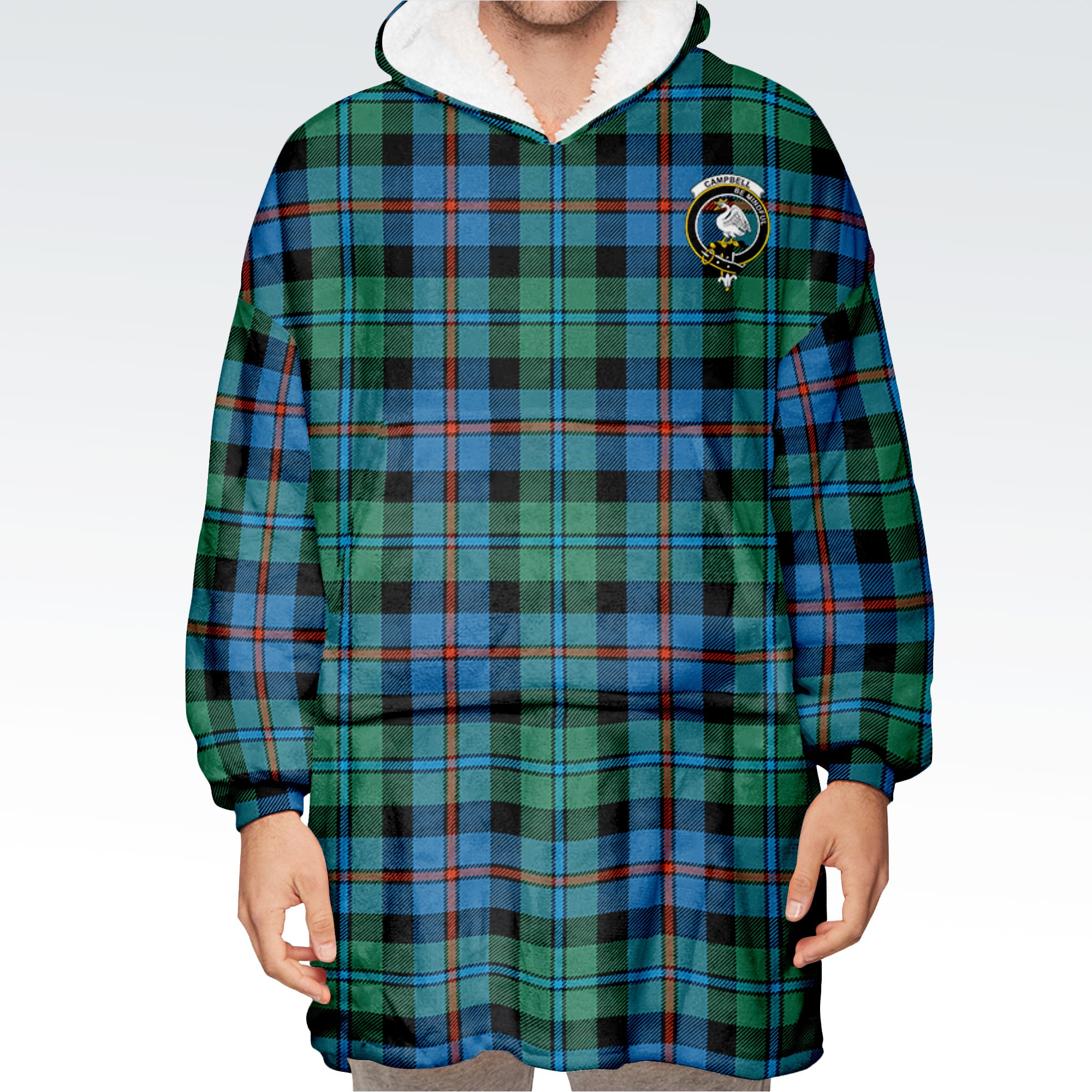 Campbell of Cawdor Ancient Tartan Hoodie Blanket