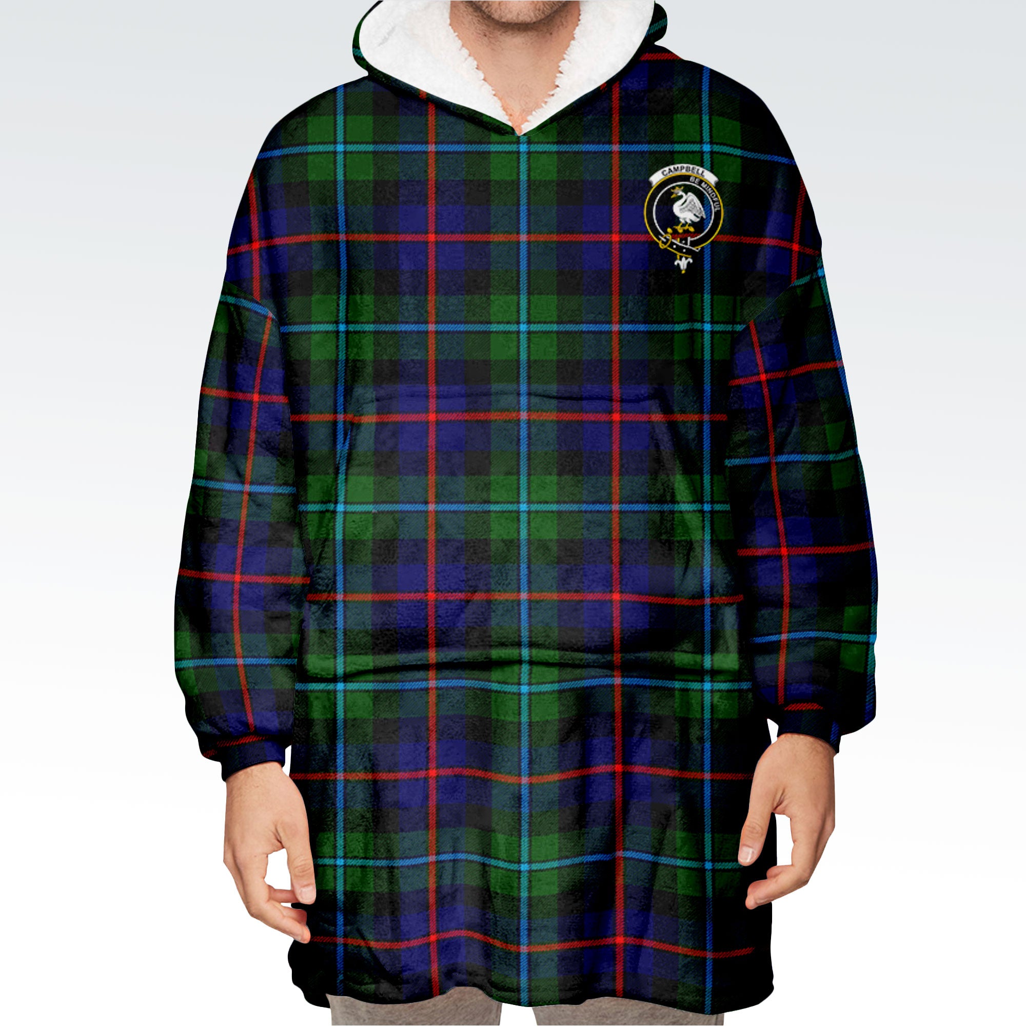 Campbell of Cawdor Modern Tartan Hoodie Blanket