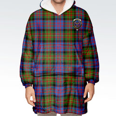 Carnegie Ancient Tartan Hoodie Blanket