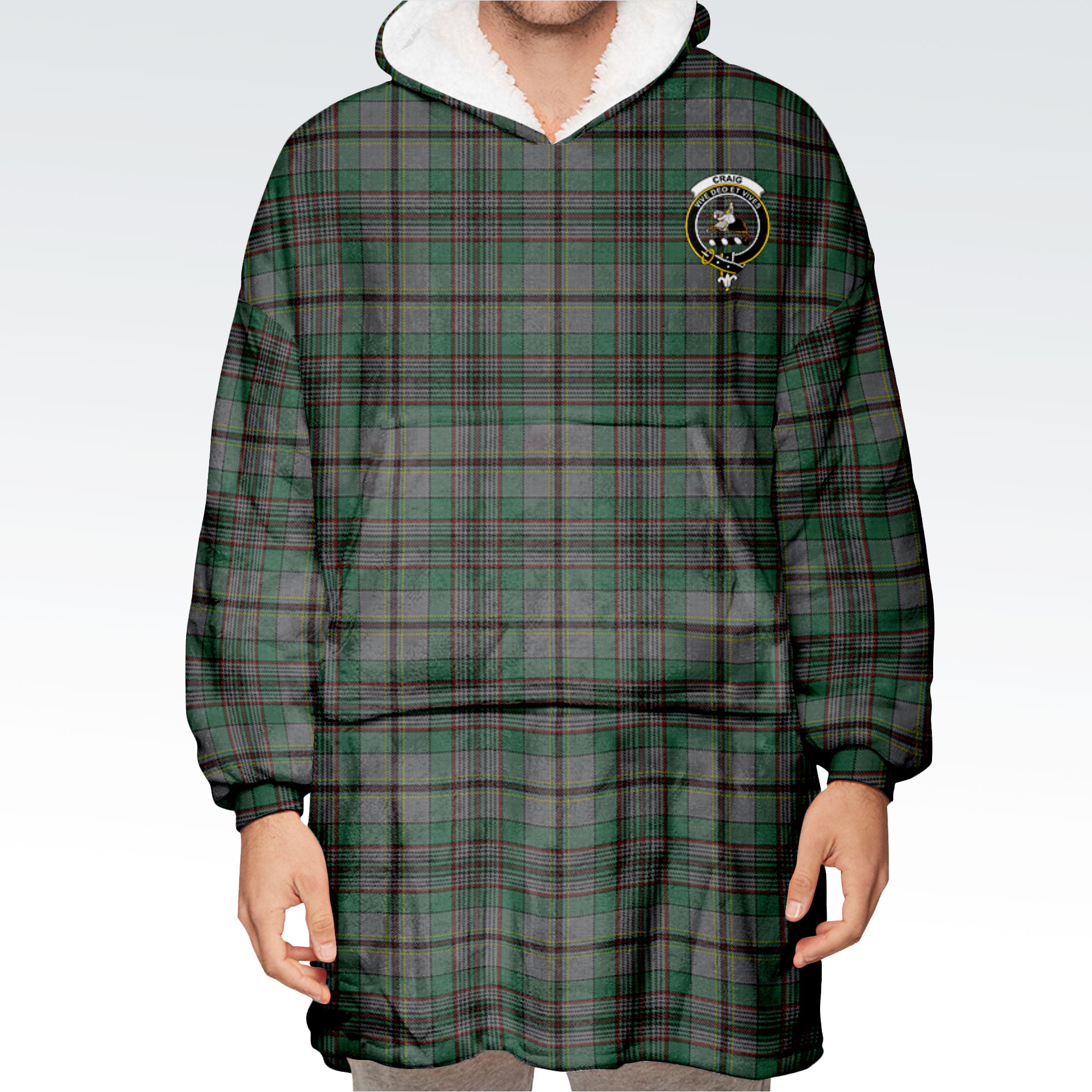 Craig Tartan Hoodie Blanket