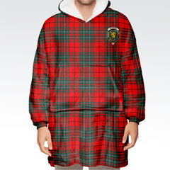 Cumming Modern Tartan Hoodie Blanket