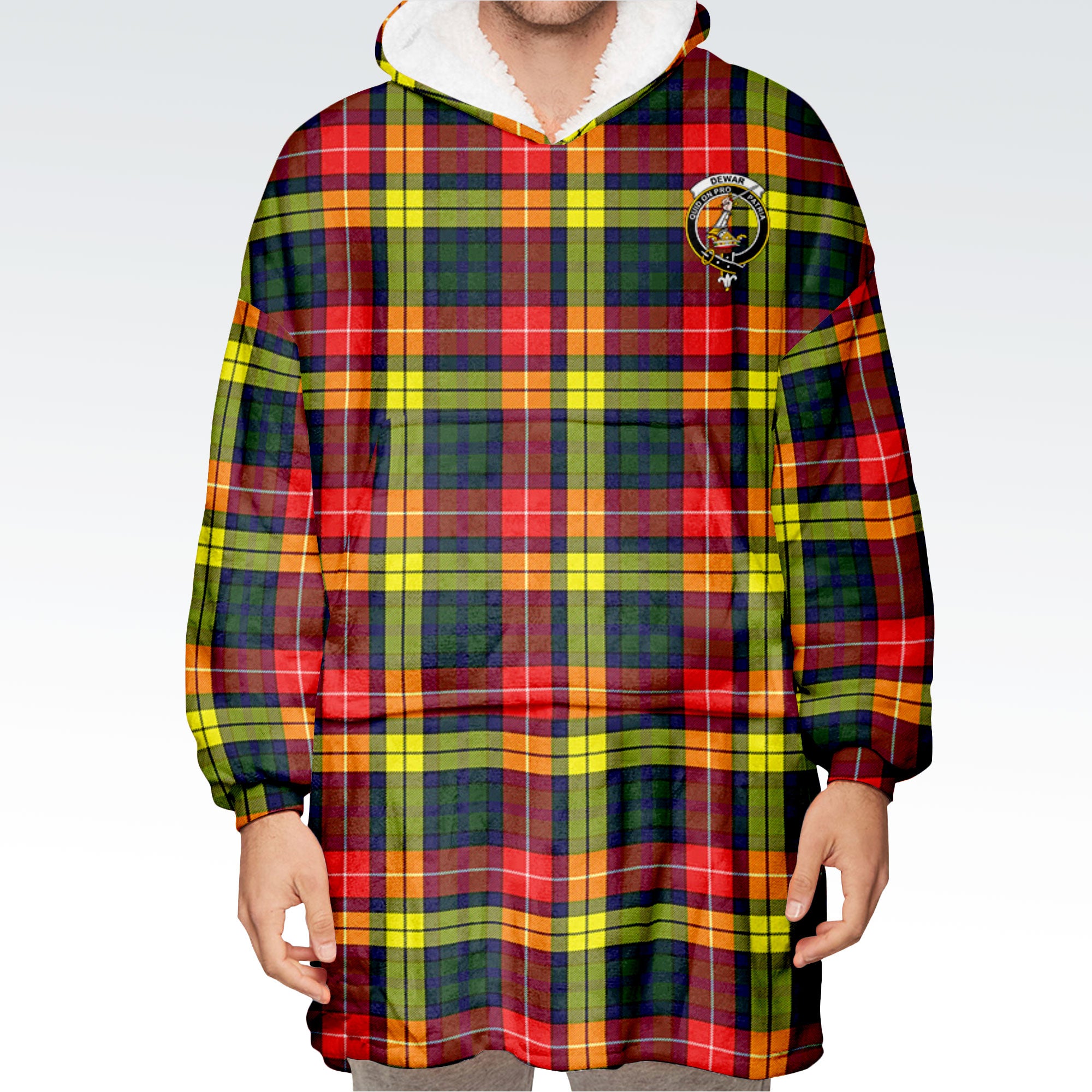 Dewar Tartan Hoodie Blanket