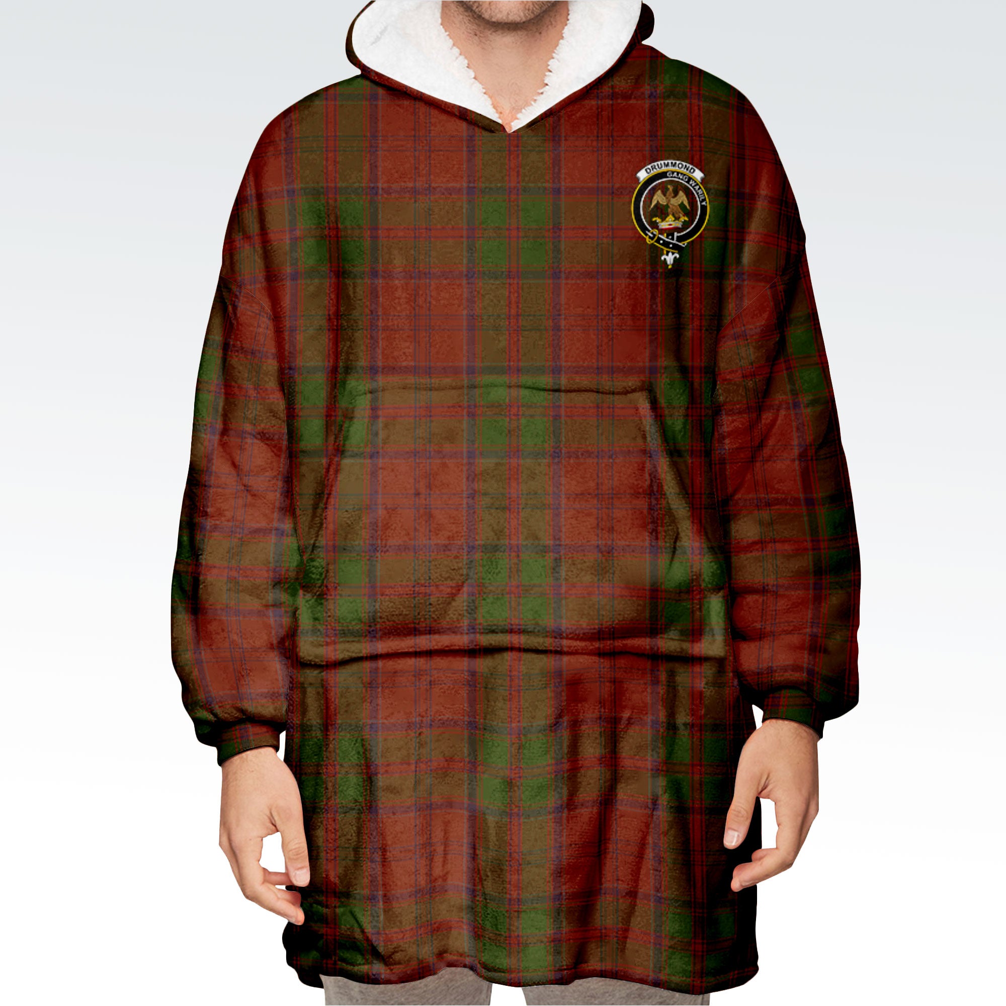 Drummond Tartan Hoodie Blanket