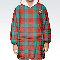 Dunbar Ancient Tartan Hoodie Blanket