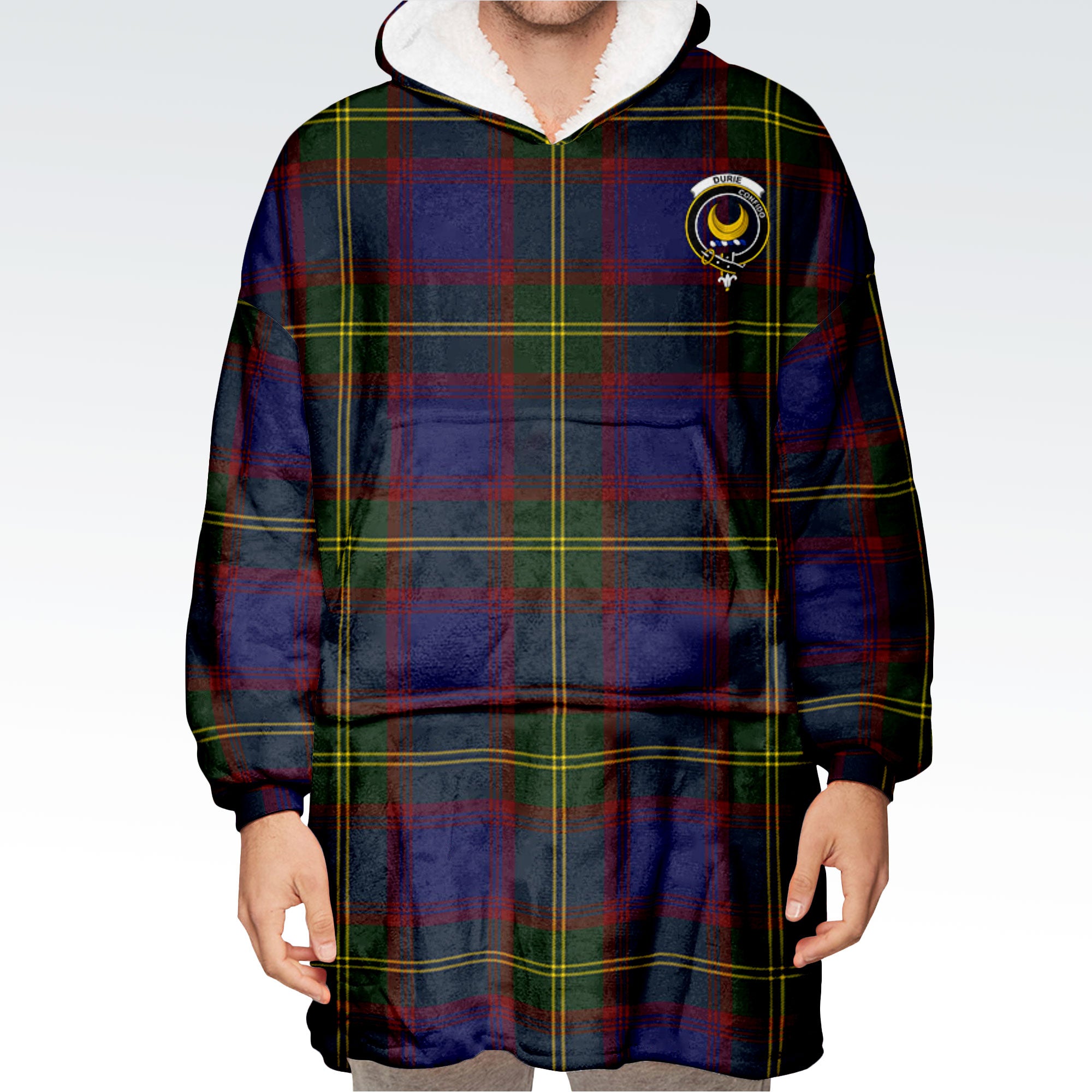 Durie Tartan Hoodie Blanket