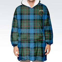 Fergusson Ancient Tartan Hoodie Blanket