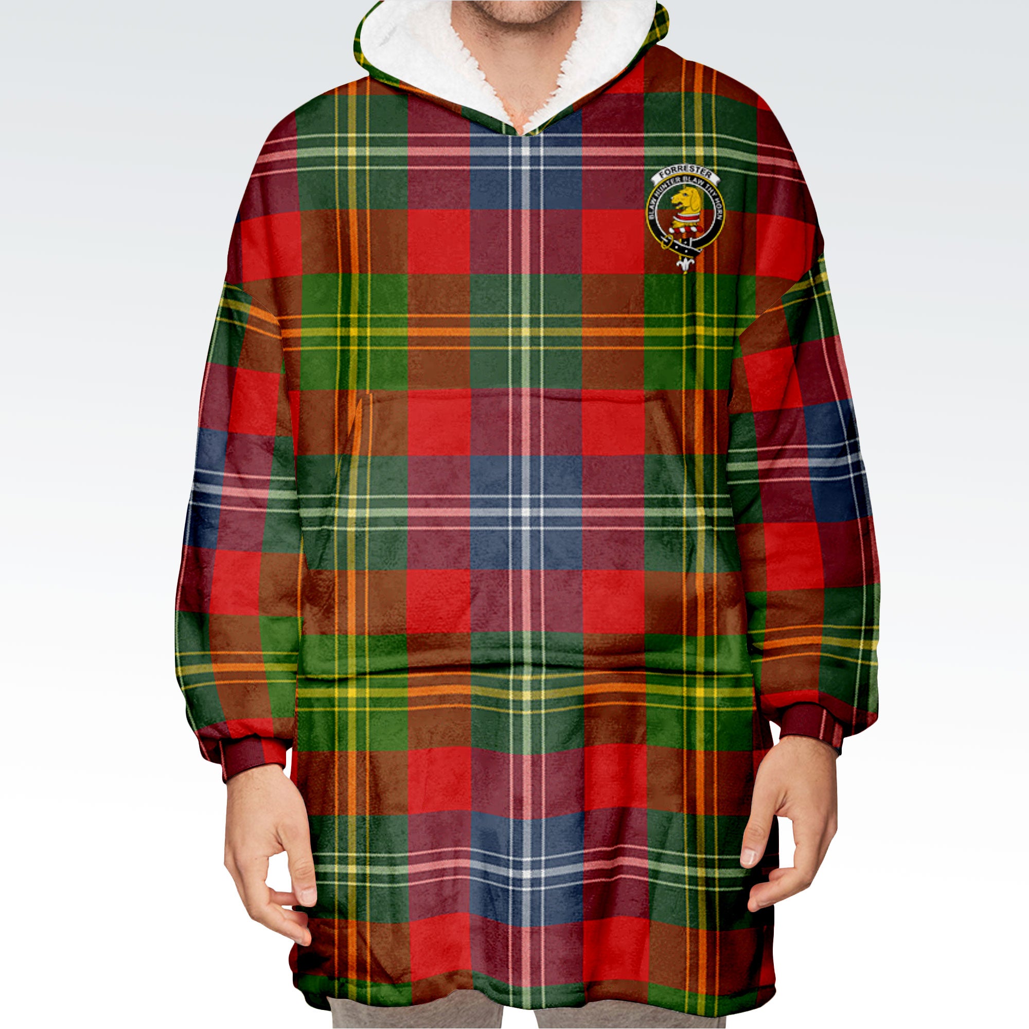 Forrester Tartan Hoodie Blanket