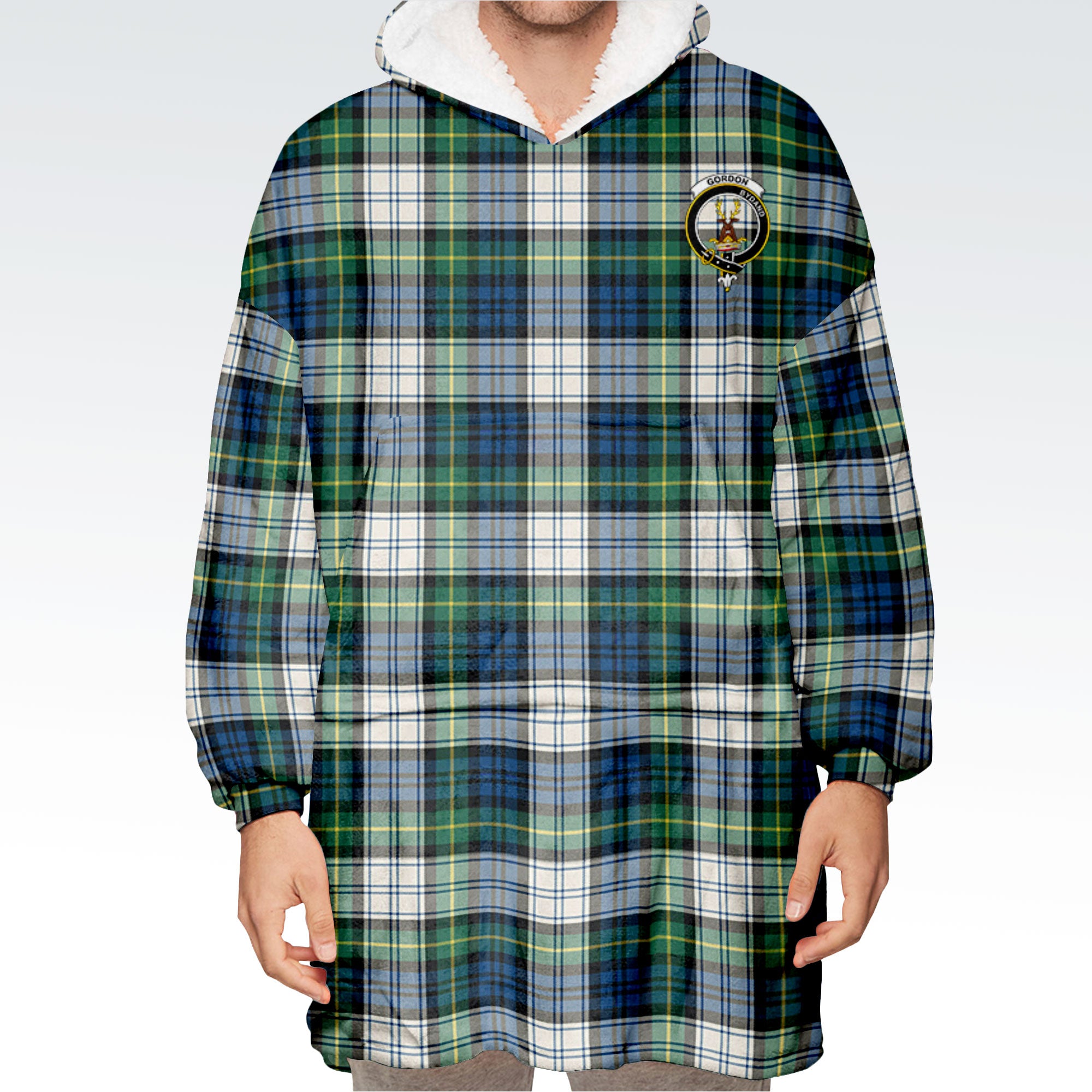 Gordon Dress Ancient Tartan Hoodie Blanket