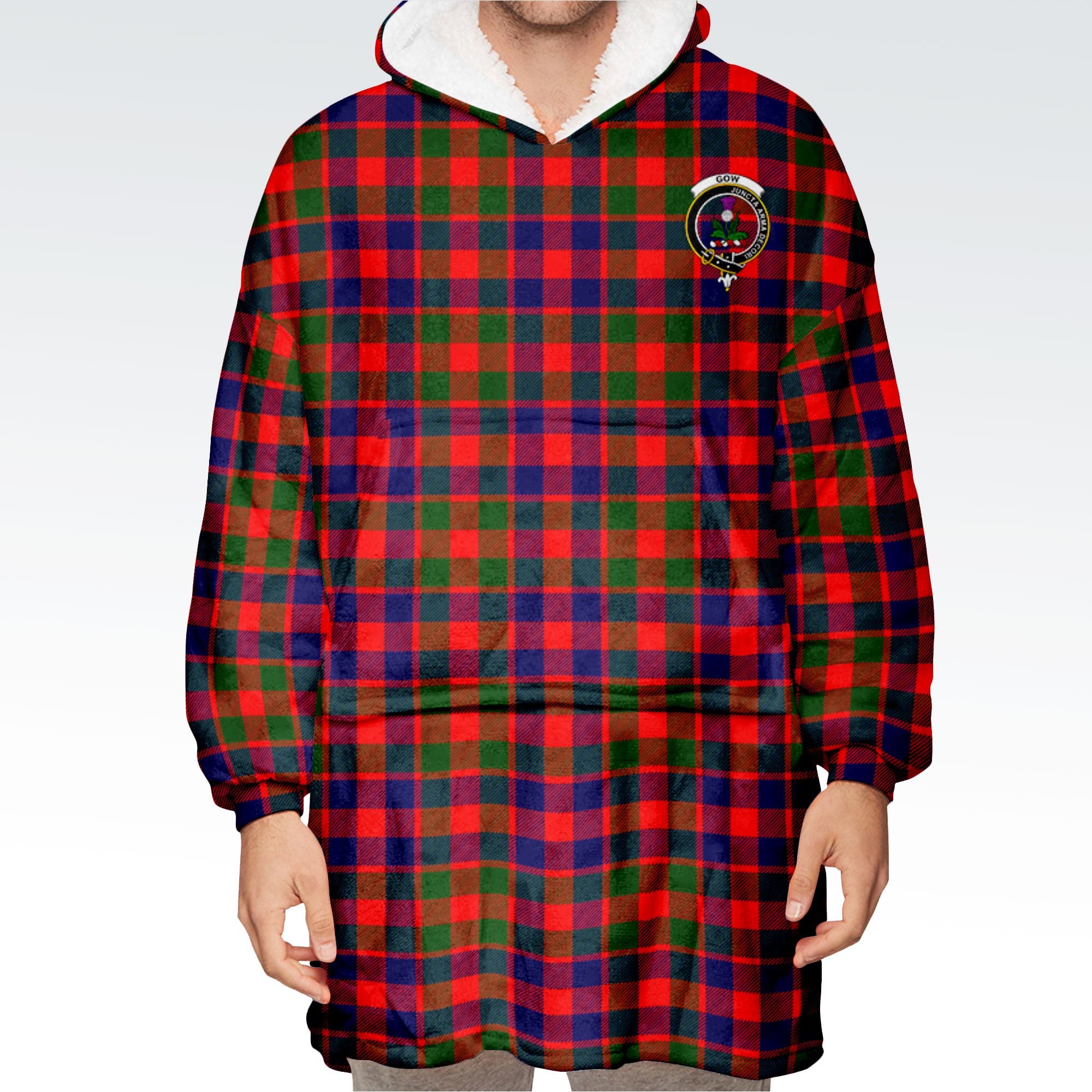 Gow (of Skeoch) Tartan Hoodie Blanket