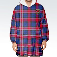 Graham of Menteith Red Tartan Hoodie Blanket