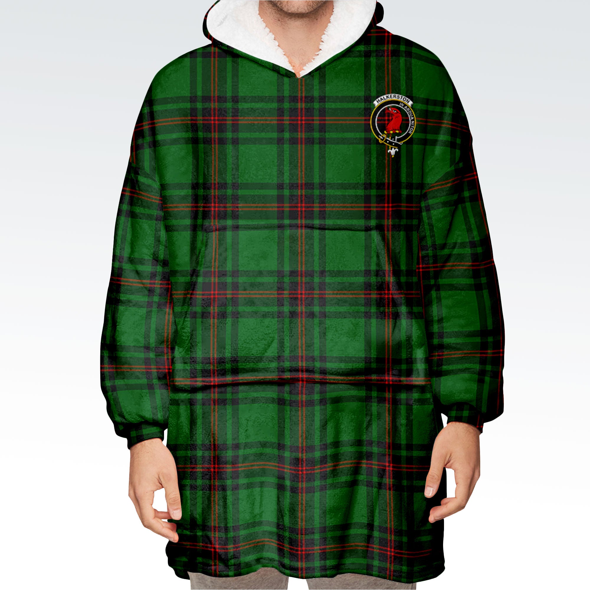 Halkerston Tartan Hoodie Blanket