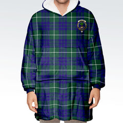 Hamilton Hunting Modern Tartan Hoodie Blanket