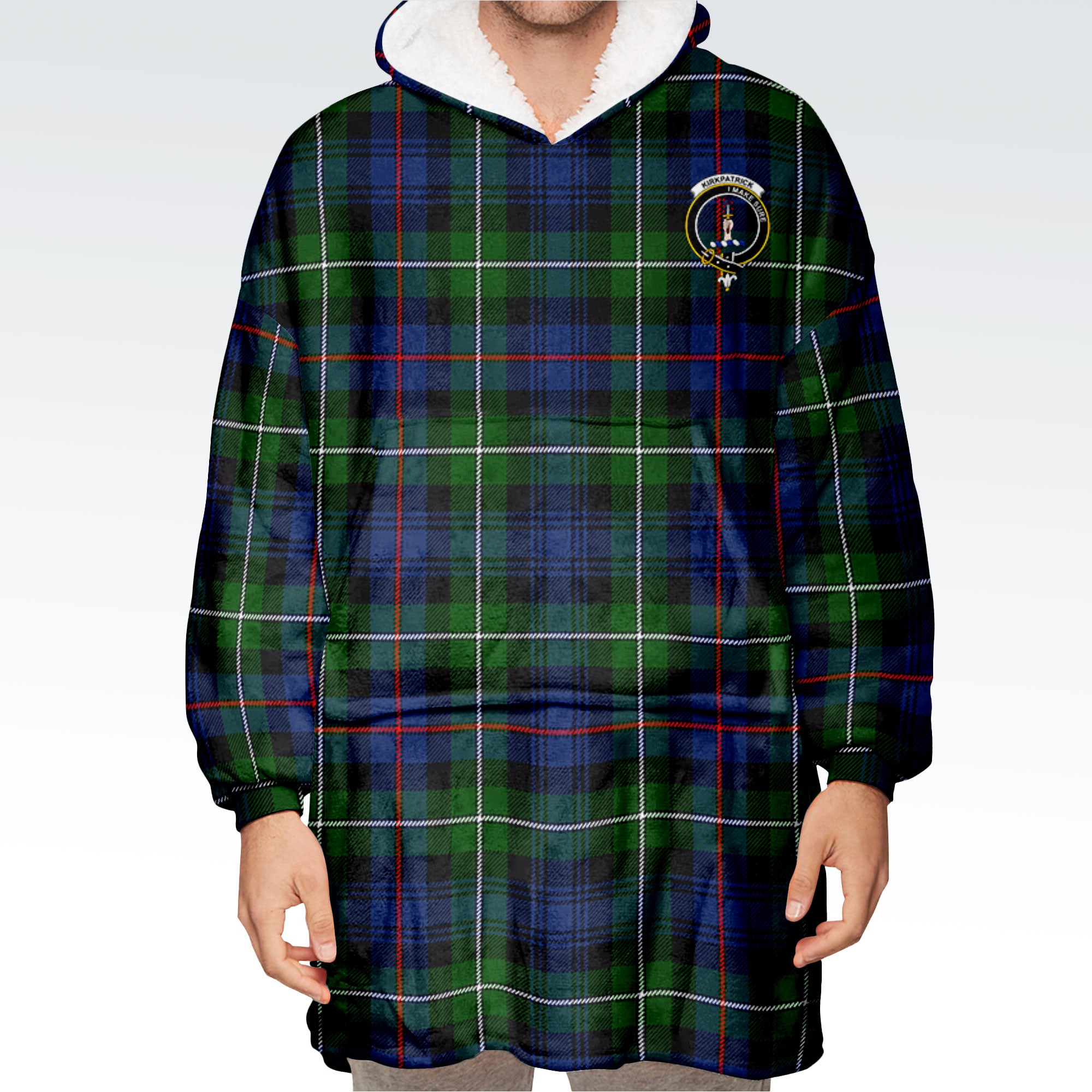 Kirkpatrick Tartan Hoodie Blanket