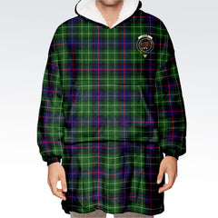 Leslie Hunting Tartan Hoodie Blanket