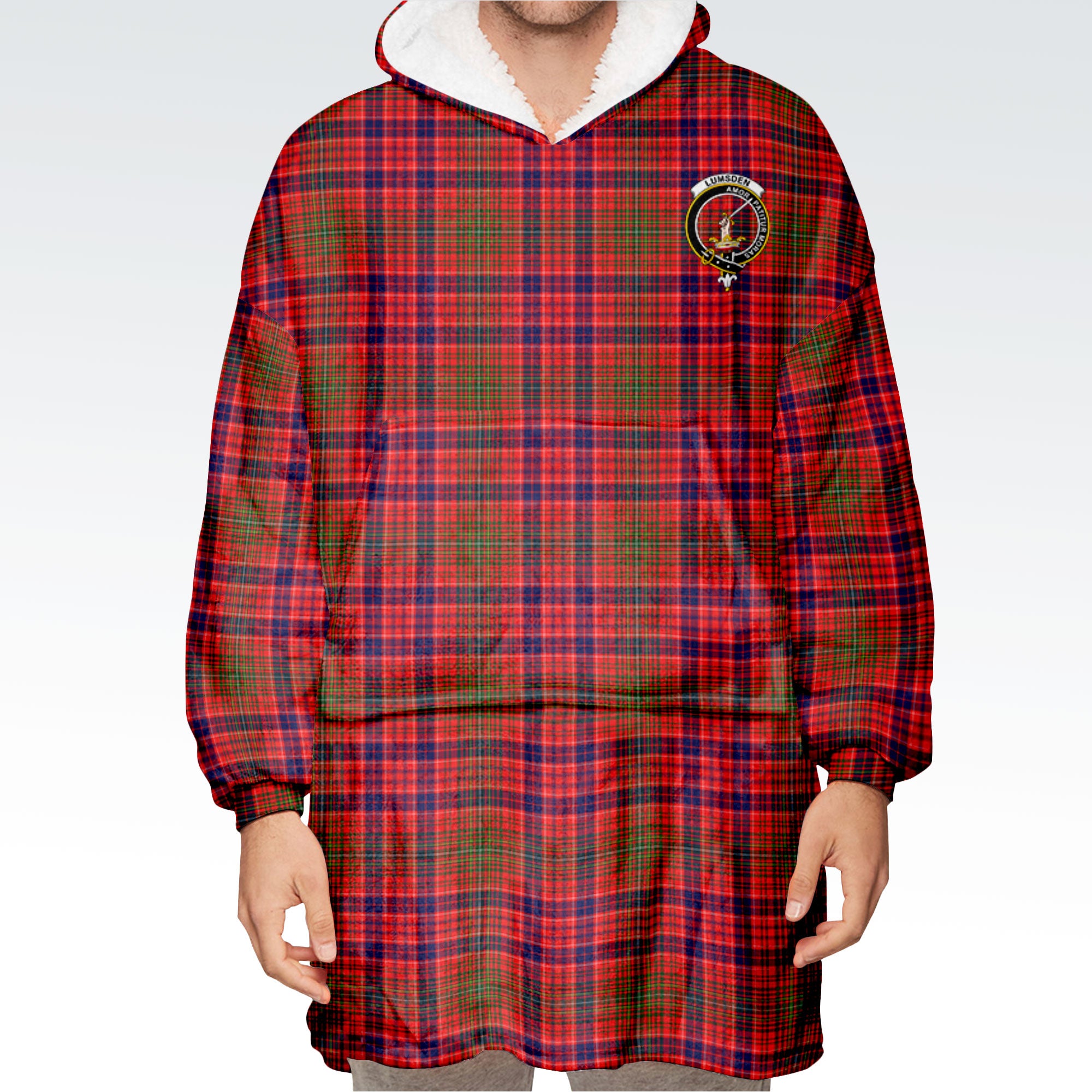 Lumsden Modern Tartan Hoodie Blanket