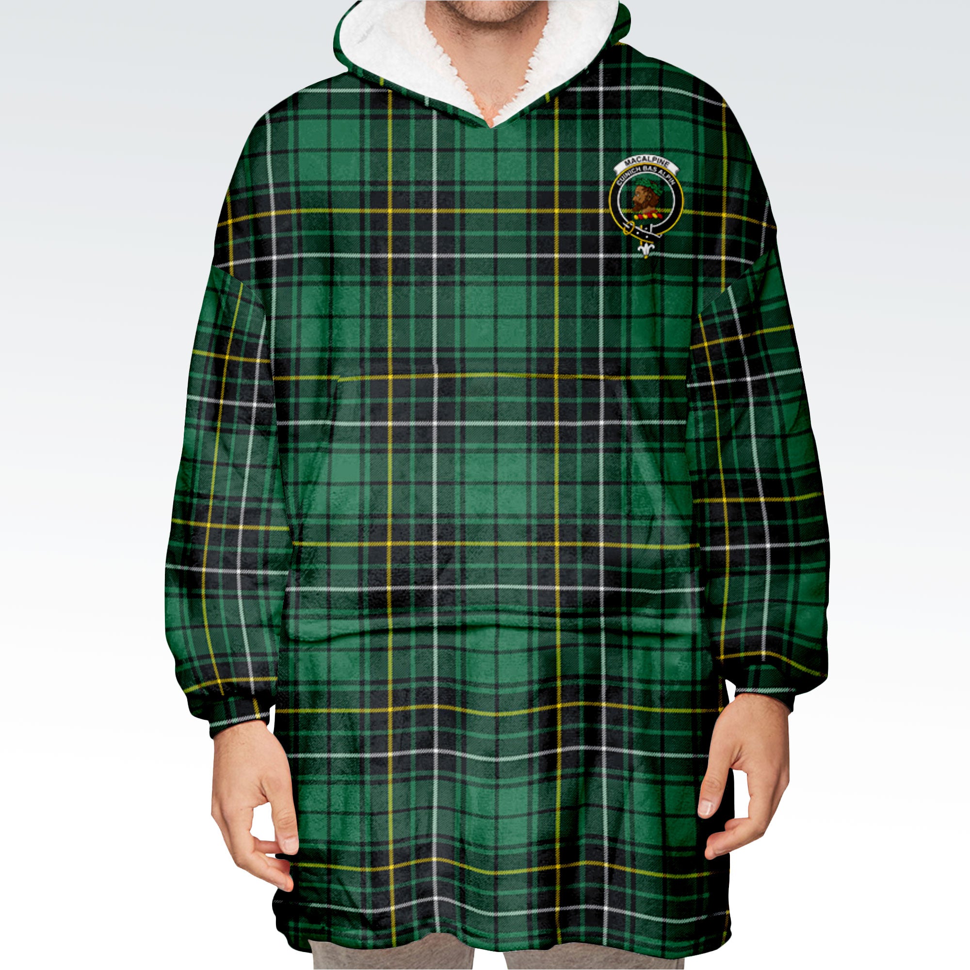 MacAlpine Ancient Tartan Hoodie Blanket