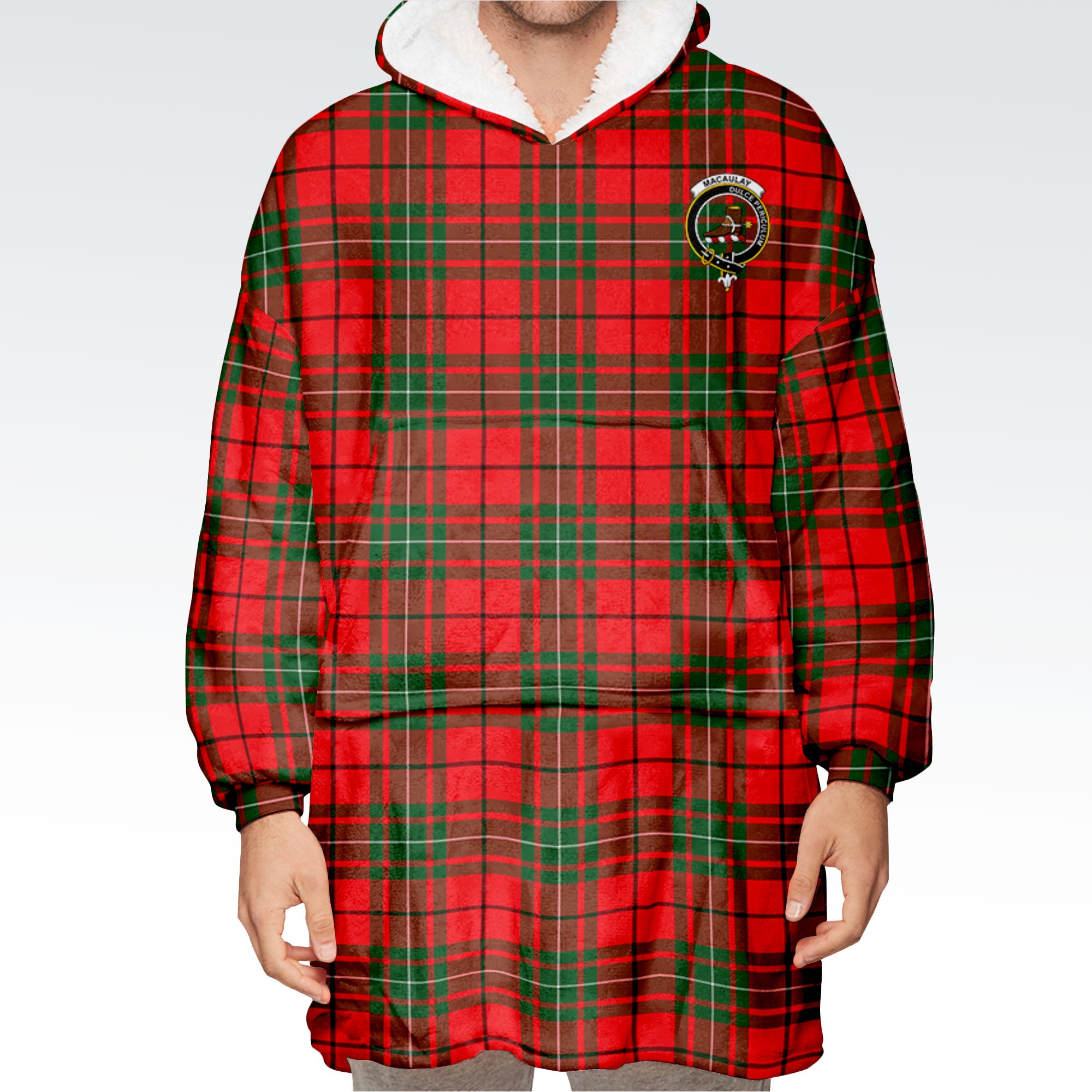 MacAulay Modern Tartan Hoodie Blanket