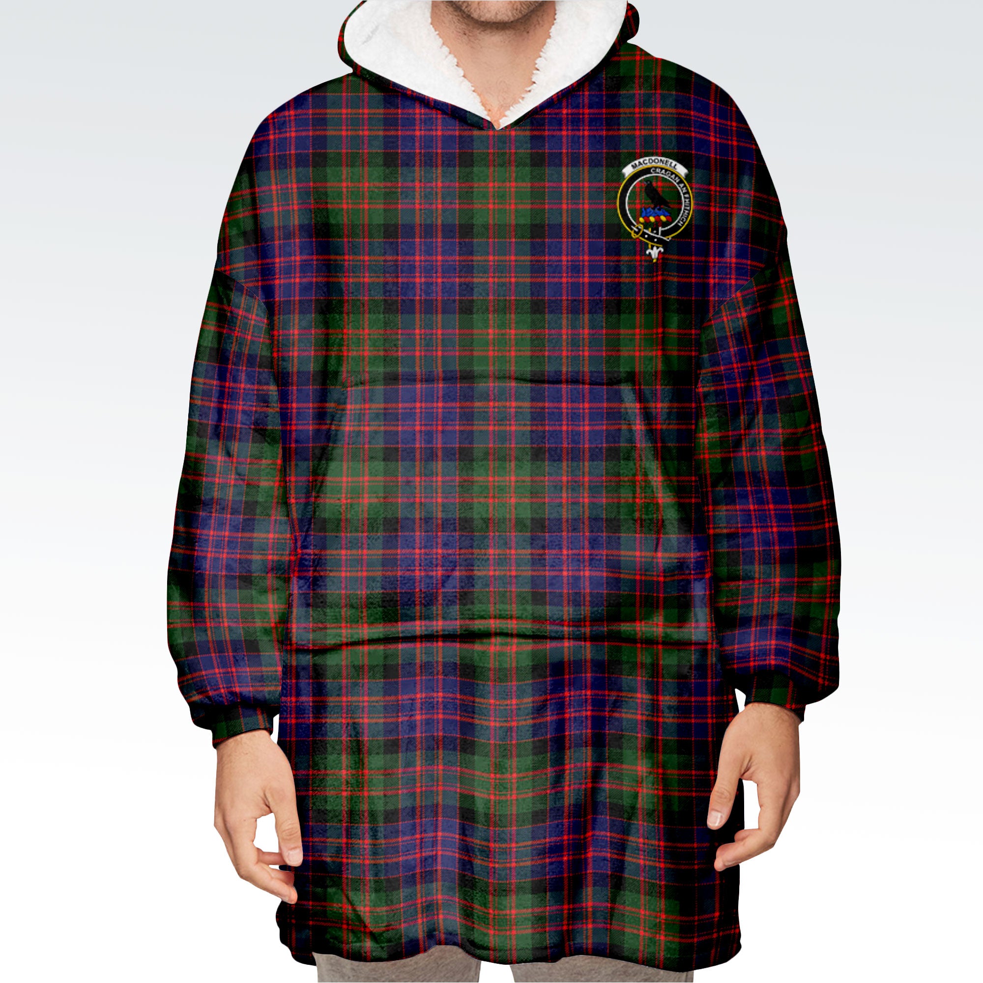 MacDonnell of Glengarry Modern Tartan Hoodie Blanket