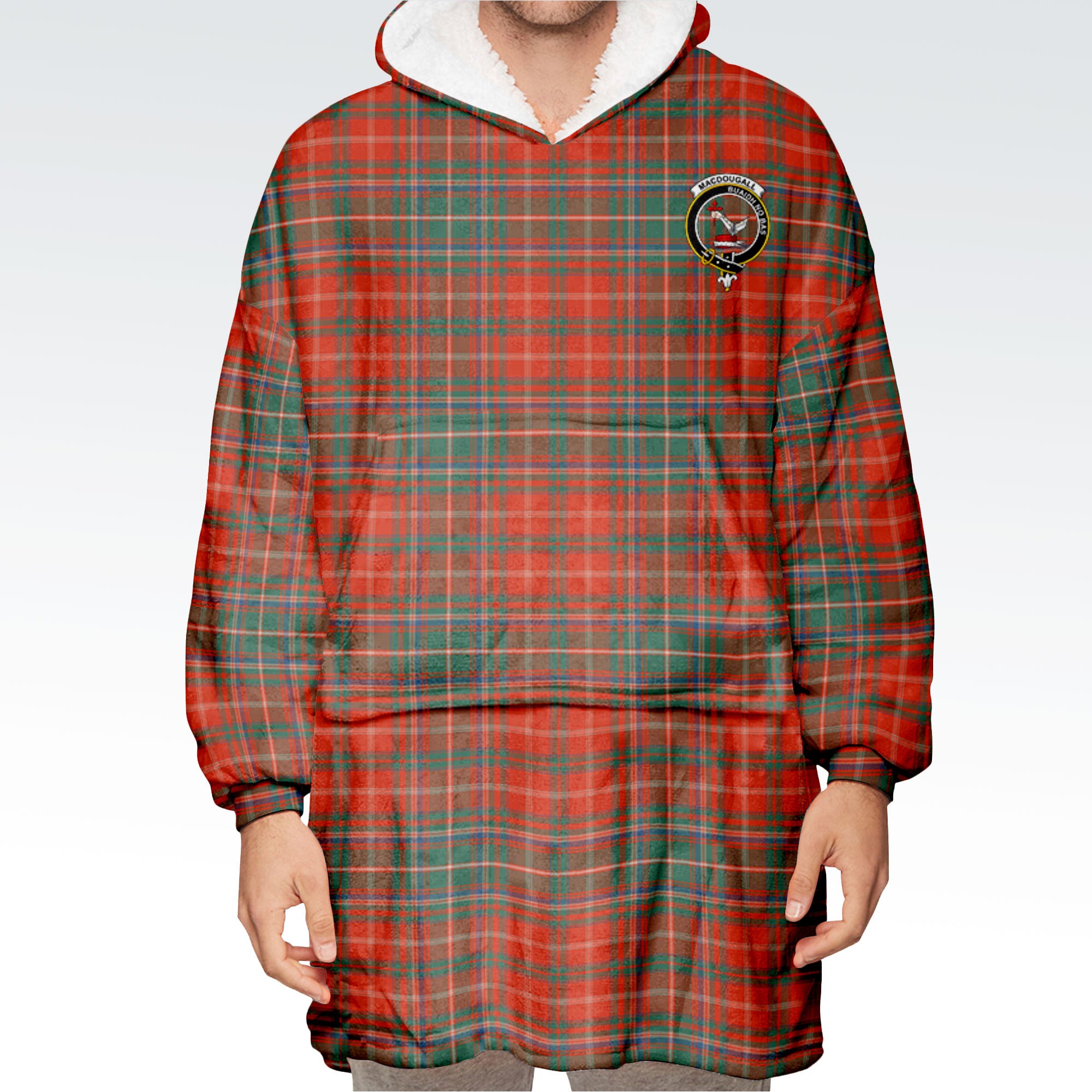 MacDougall Ancient Tartan Hoodie Blanket