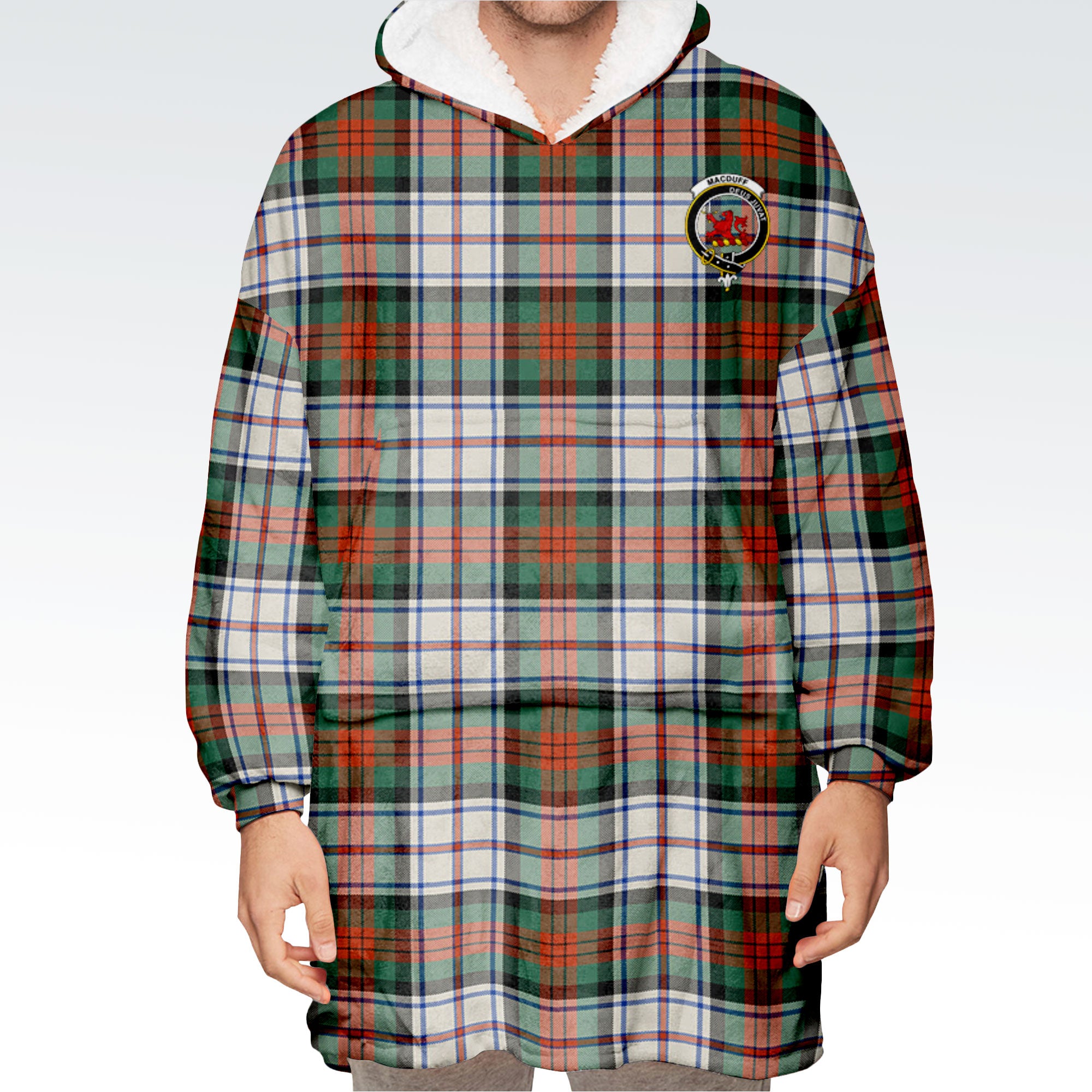 MacDuff Dress Ancient Tartan Hoodie Blanket